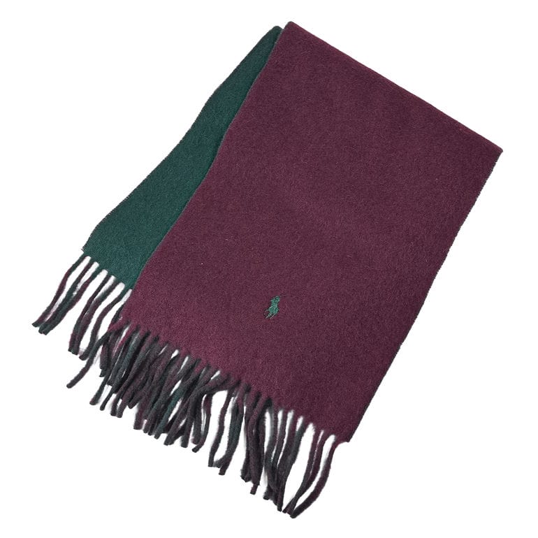 ポロ ラルフローレン POLO RALPH LAUREN マフラー リバーシブル メンズ