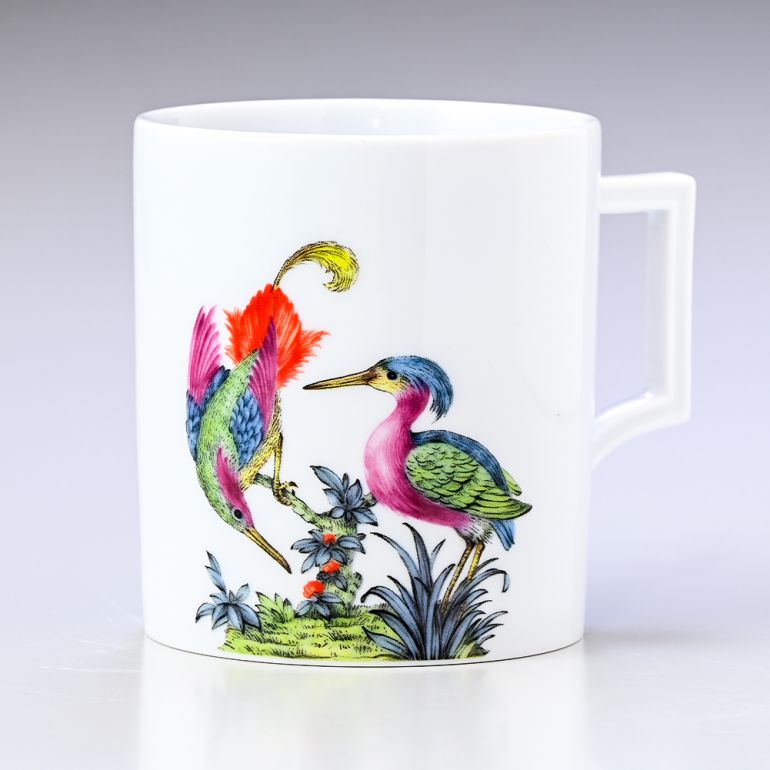 【名入れ可有料】マイセン マグコレクション ファンシーな鳥 マグカップ マルチカラー 310ml Meissen 79A425-55810-1 洋食器 【ドイツ本国の紙袋別売り】【スペシャルラッピング660円(別売り)】