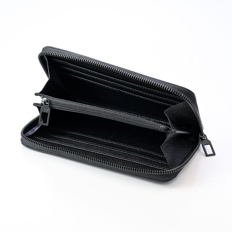 エンポリオ アルマーニ EMPORIO ARMANI 長財布 ラウンドファスナー メンズ オールオーバーエンボスイーグル ブラック YEME49 Y142V 81072 【スペシャルラッピング660円(別売り)】