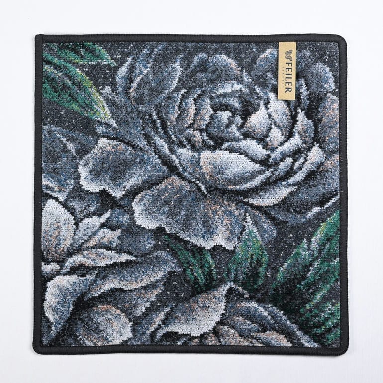 フェイラー FEILER ハンカチ ハンドタオル 30cm レディース ダークピオニーグレイ 刺しゅう名入れ可有料 名入れギフト ネコポス限定 送料無料<br>【スペシャルラッピング660円(別売り)】