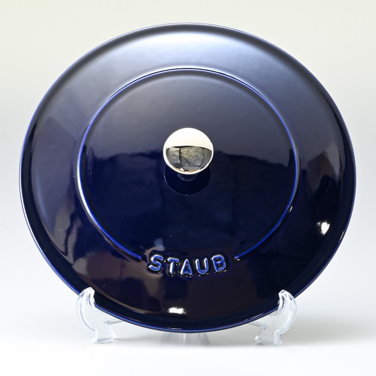ストウブ 24cm ブルー 236)Staub ストウブ ココット・ラウンド 24cm