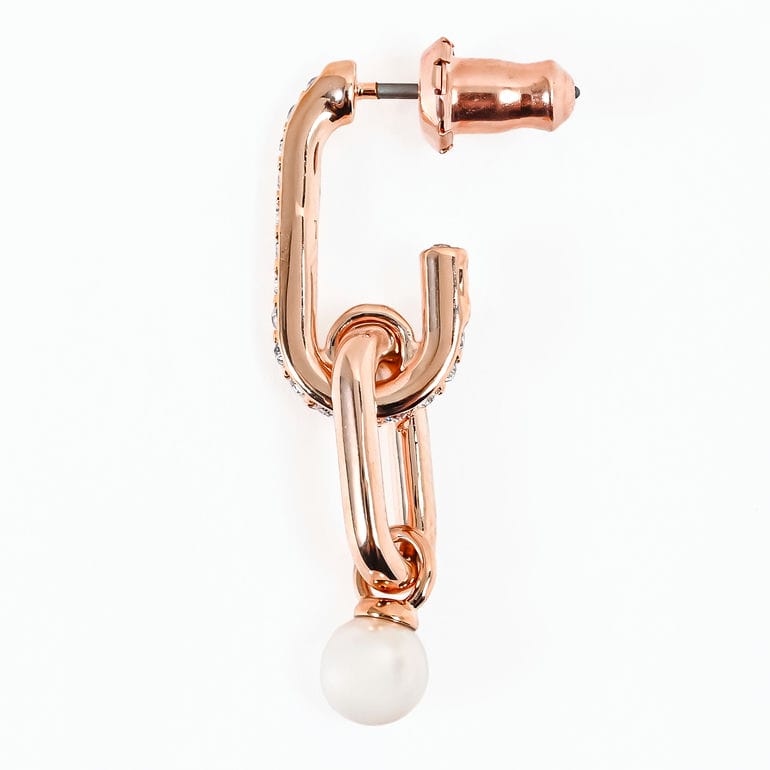 スワロフスキー SWAROVSKI ピアス Constella コンステラ ドロップピアス クリスタルパール クリア ローズゴールド 5728585 ジュエリー アクセサリー【スペシャルラッピング660円(別売り)】