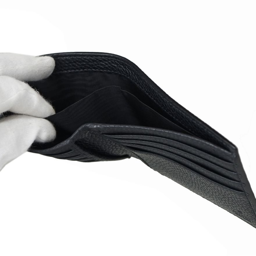 グッチ GUCCI 財布 二つ折り財布 メンズ 小銭入れ無し ドリアン レザー ブラック 473916 A7M0N 1000 【スペシャルラッピング660円(別売り)】