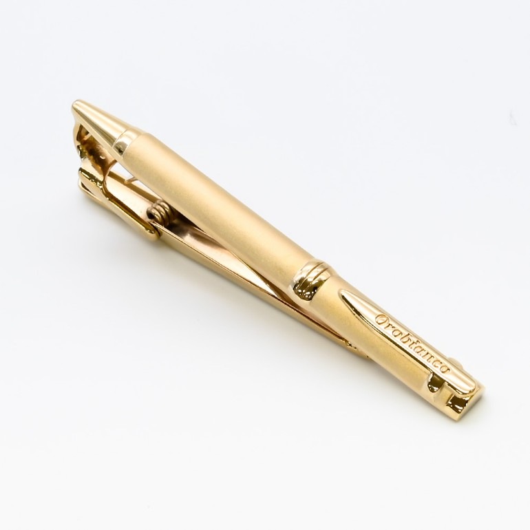 名入れ無料 オロビアンコ ネクタイピン タイバー メンズ タイピン タイバー タイクリップ ゴールド ORT399B 6812353