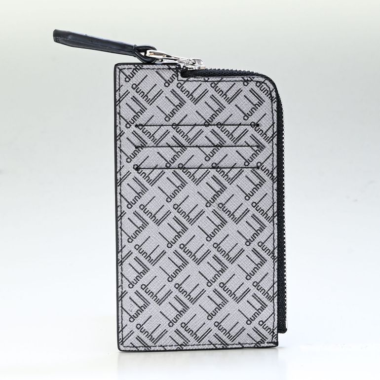 ダンヒル dunhill スマートウォレット カードケース メンズ コインケース フラグメントケース シグネチャー グレー 21R210ZLT038<br>【スペシャルラッピング660円(別売り)】