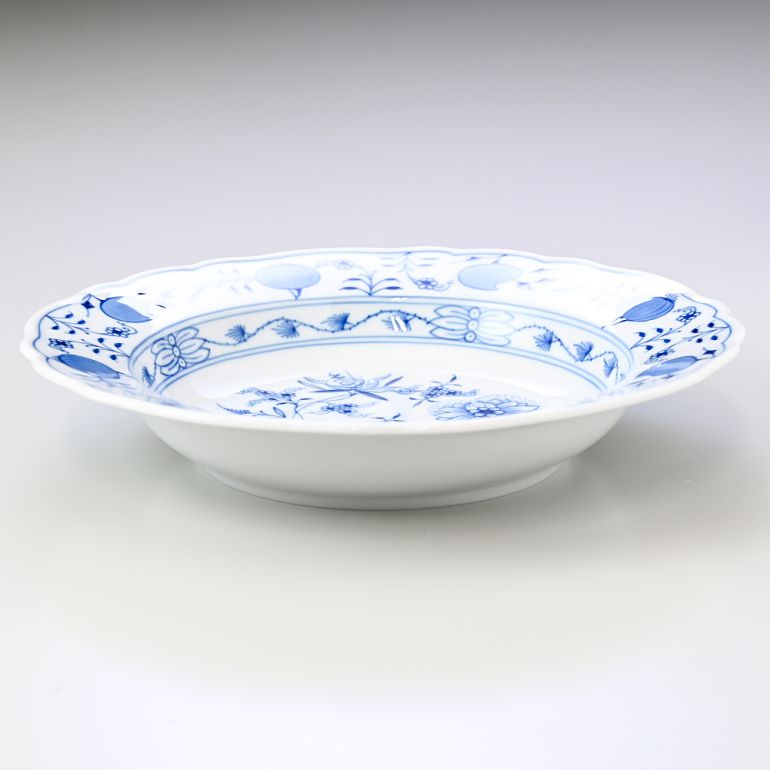 マイセン ブルーオニオン・スーププレート 【Aランク】【中古】 