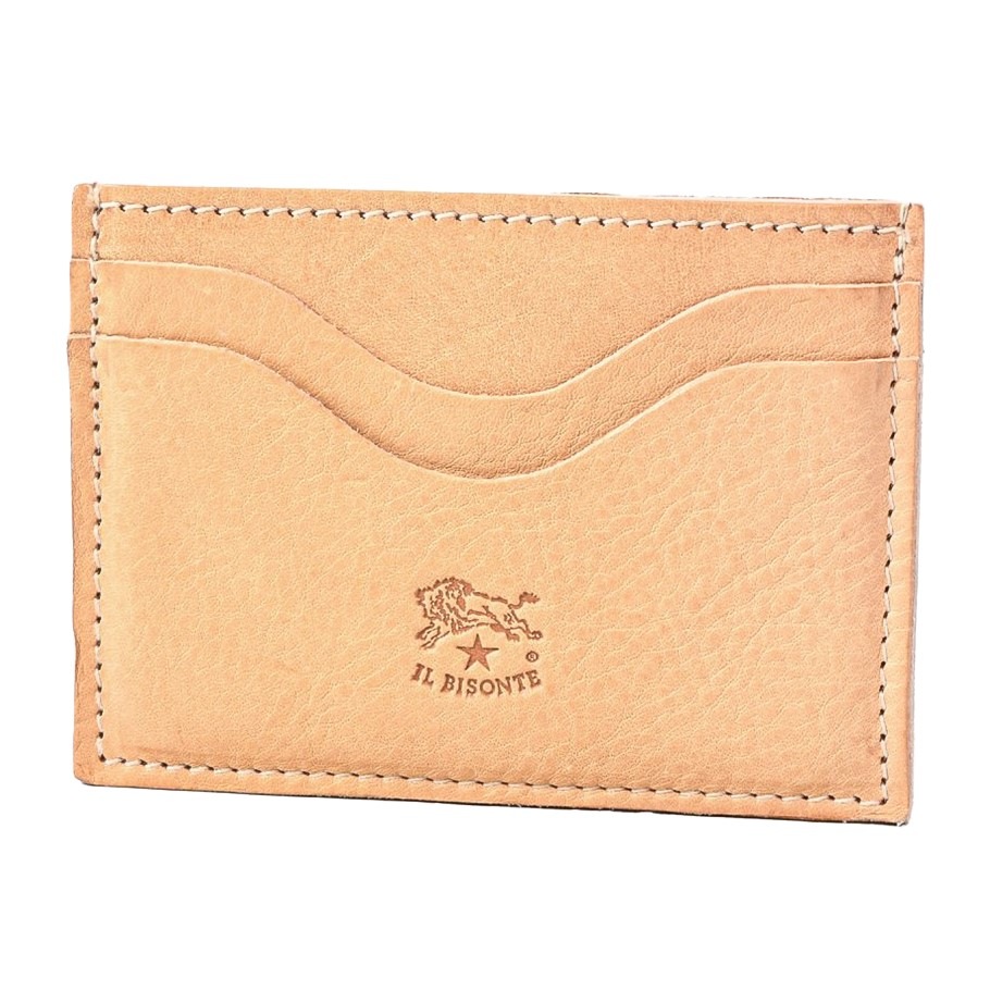 【名入れ無料】 【スペシャルラッピング付】 【純正紙袋付】 イルビゾンテ IL BISONTE カードケース 全5カラー 包装紙23種類から選べる C1167 EP レディース メンズ