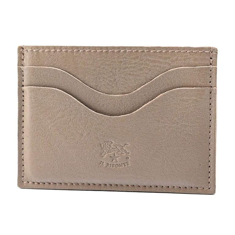 【名入れ無料】 【スペシャルラッピング付】 【純正紙袋付】 イルビゾンテ IL BISONTE カードケース 全5カラー 包装紙23種類から選べる C1167 EP レディース メンズ