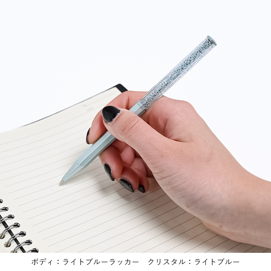 スワロフスキー ボールペン 純正BOX付き ショッパー付き 名入れ込 選べるスペシャルラッピング付き メッセージカード付き 熨斗対応 ギフトセット クリスタルライン 法人ギフト対応 母の日 プレゼント 名入れギフト ボールペン 文房具
