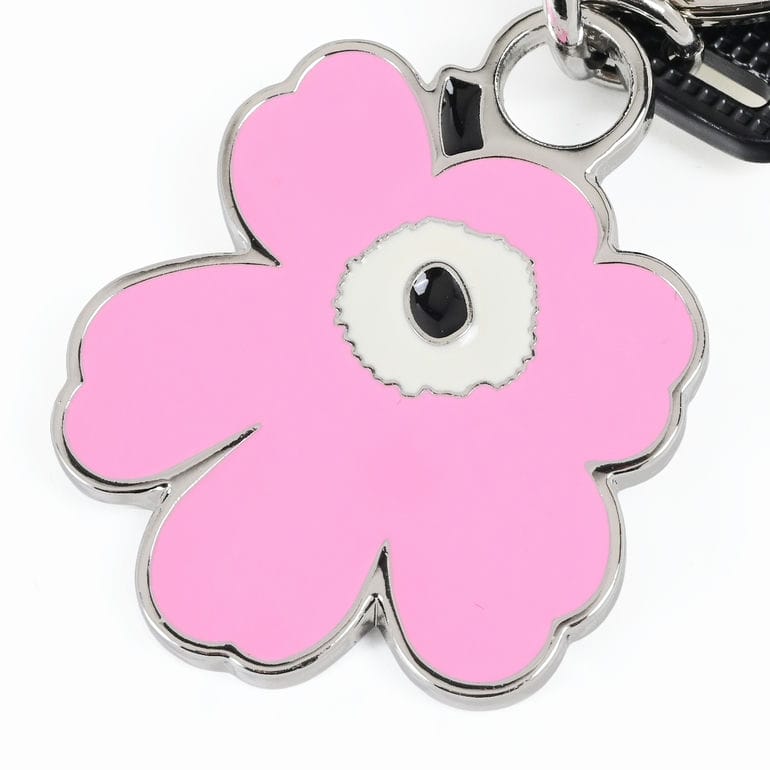 marimekko マリメッコキーホルダーキーチェーンピンクヒョウカラビナ北欧 マリメッコ marimekko キーリング キーホルダー Puhallus Unikko