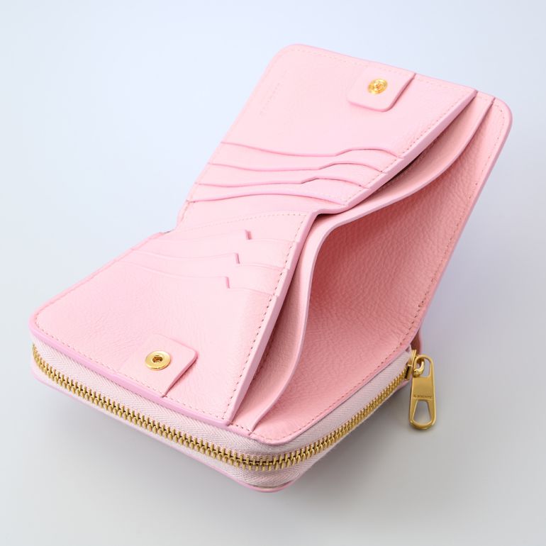 イルビゾンテ IL BISONTE 財布 二つ折り財布 メンズ レディース バケッタレザー ROSA PALLIDO ロッサ パリッド SSW003PVX001PK180H【スペシャルラッピング660円(別売り)】