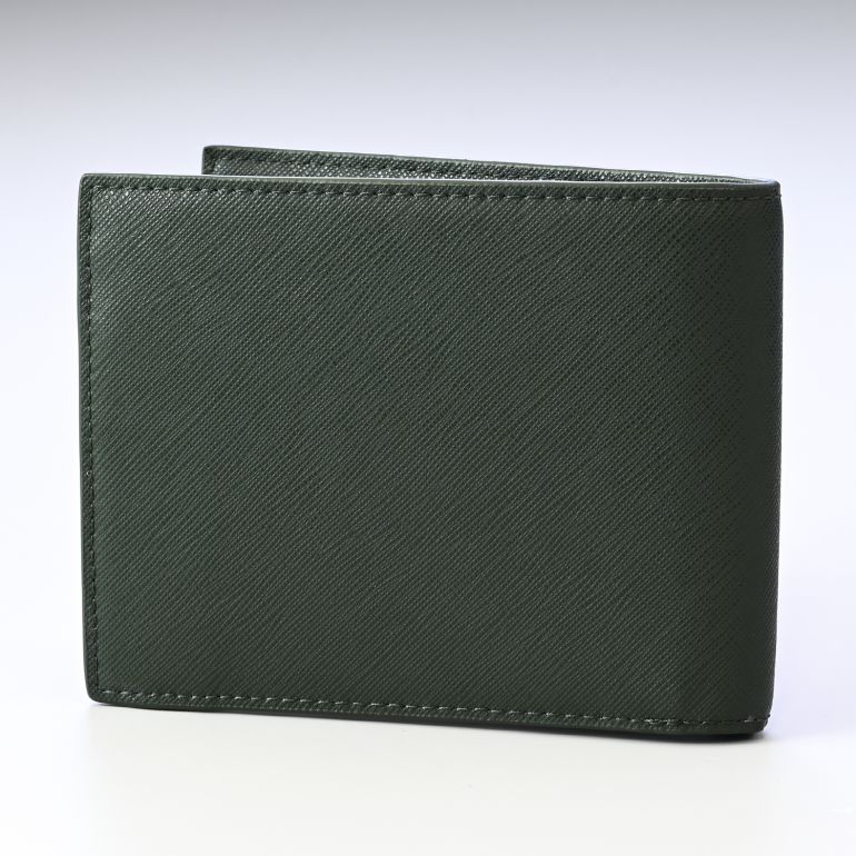 エンポリオ アルマーニ EMPORIO ARMANI 二つ折り財布 メンズ カーキ グリーン Y4R165 Y020V 81985 名入れ可有料 箔押し 【スペシャルラッピング660円(別売り)】