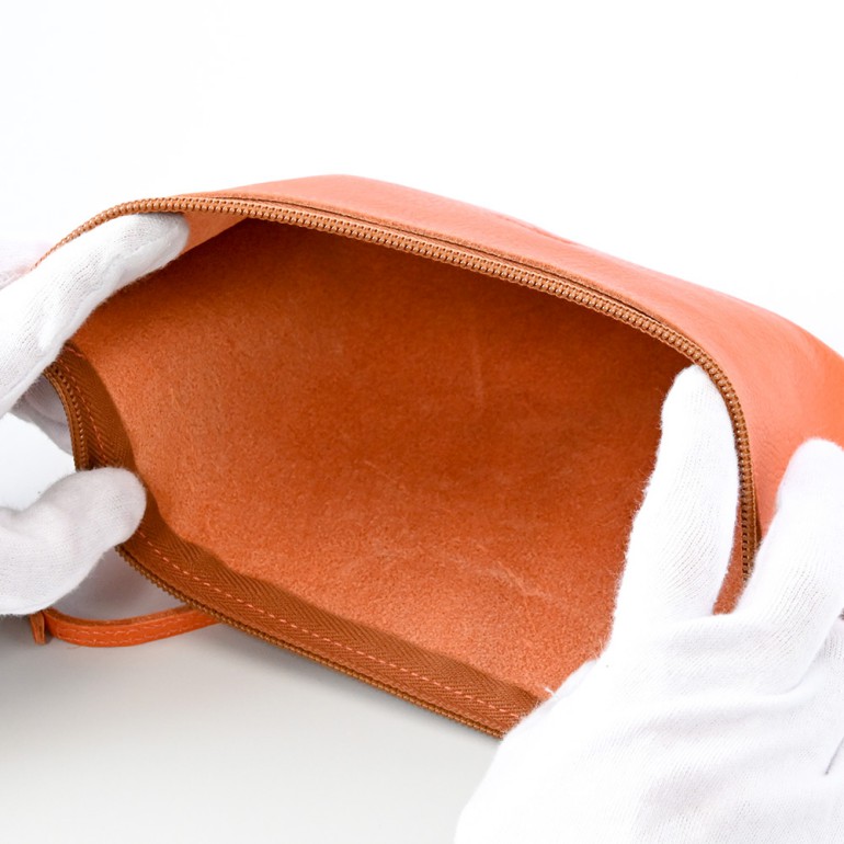 イルビゾンテ IL BISONTE バッグ ハンドバッグ ポーチ ORANGE オレンジ 