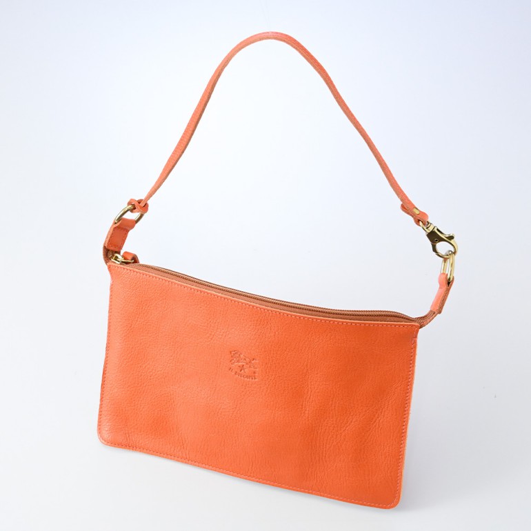 イルビゾンテ IL BISONTE バッグ ハンドバッグ ポーチ ORANGE オレンジ 