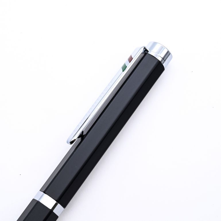 名入れ無料 純正ラッピング無料 オロビアンコ ボールペン ヘキサ HEXA ブラック 1953500 BP 名入れギフト ボールペン 文房具【スペシャルラッピング660円(別売り)】