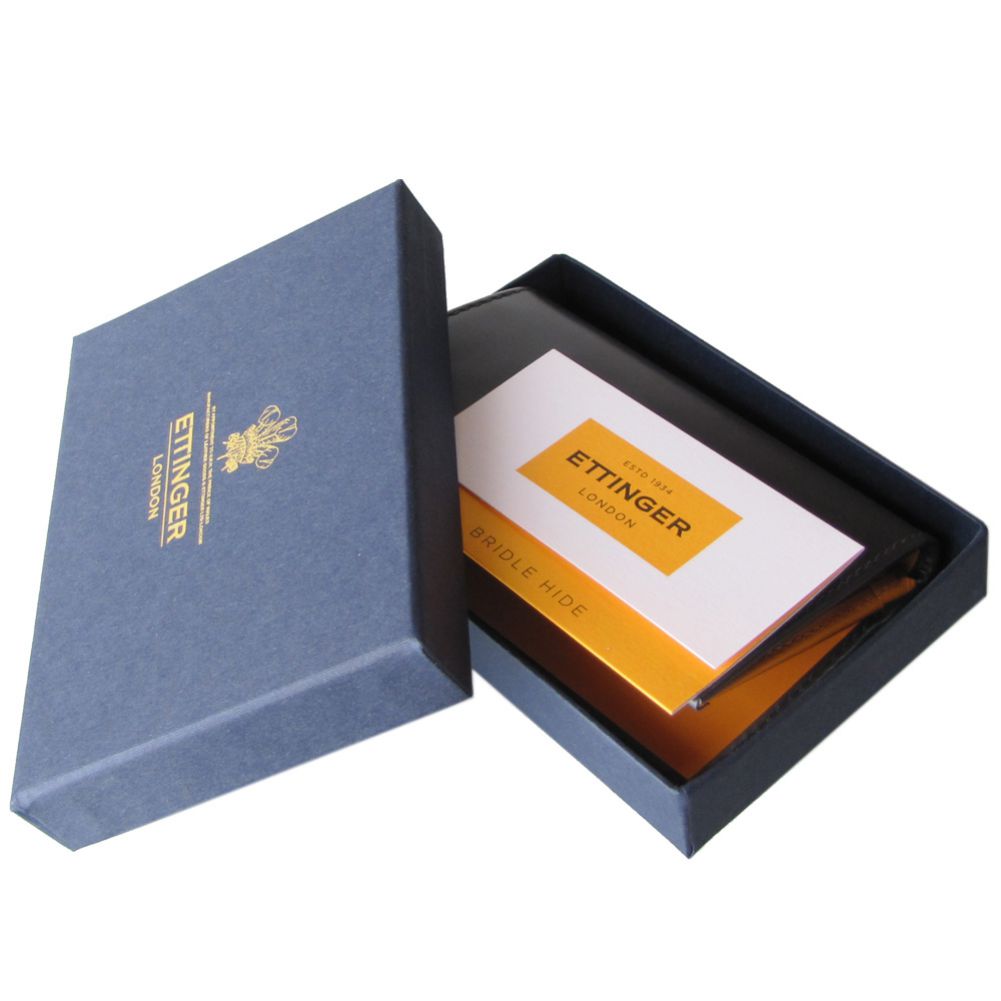 エッティンガー ETTINGER 名刺入れ カードケース メンズ BH143JR グレー 名入れ可有料 【スペシャルラッピング660円(別売り)】
