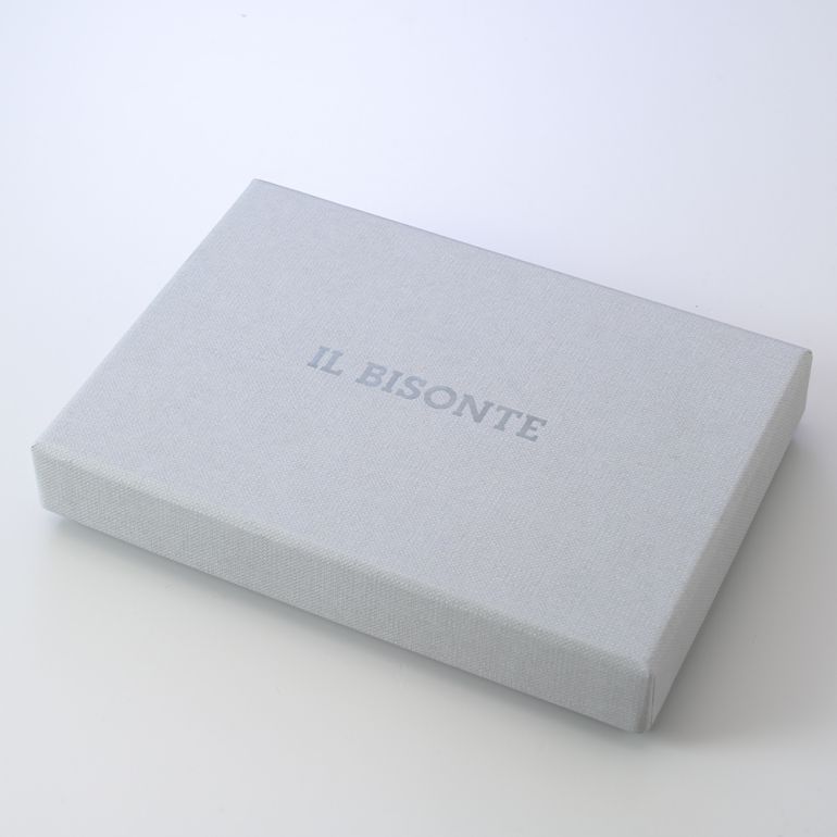 イルビゾンテ IL BISONTE カードケース スマートウォレット フラグメントケース ナチュラル ヌメ SVW001PVX001NA226C 箔押し名入れ可有料【スペシャルラッピング660円(別売り)】