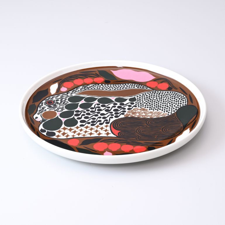 名入れ可有料】マリメッコ marimekko プレート 20cm Rusakko ルサッコ