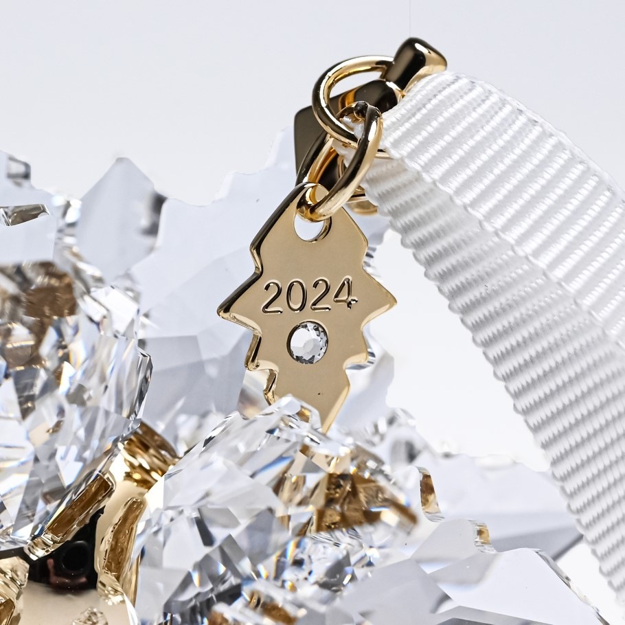 スワロフスキー SWAROVSKI オーナメント Annual Edition 3D 2024 クリスマスオーナメント クリア 5674347 インテリア オブジェ 置物 クリスマススペシャルラッピング付