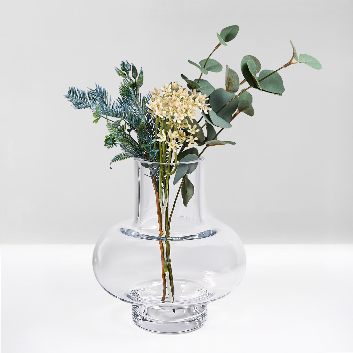 【名入れ可有料】マリメッコ marimekko ベース 花瓶 Umpu クリア 71904 071904 100 北欧デザイン オブジェ インテリア<br>【スペシャルラッピング1100円(別売り)】