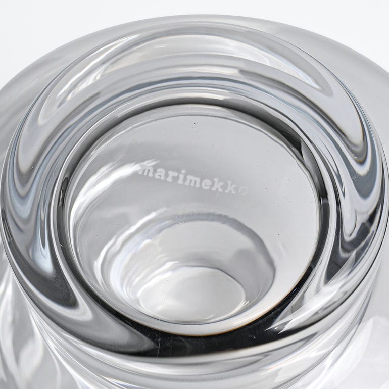 【名入れ可有料】マリメッコ marimekko ベース 花瓶 Umpu クリア 71904 071904 100 北欧デザイン オブジェ インテリア<br>【スペシャルラッピング1100円(別売り)】