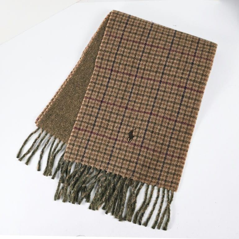 ポロ ラルフローレン POLO RALPH LAUREN マフラー リバーシブル