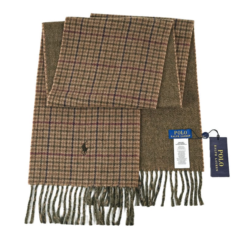 ポロ ラルフローレン POLO RALPH LAUREN マフラー リバーシブル