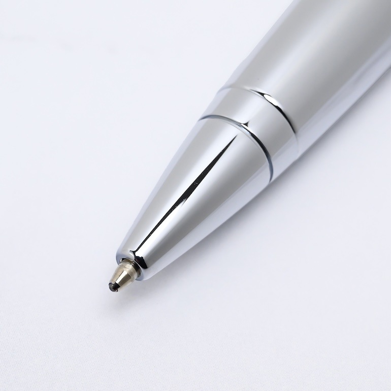 クロス ボールペン メンズ レディース CALAIS カレイ シルバー ピュアクローム AT0112JP-1 ギフト プレゼント 純正包装可能 名入れ無料 ネーム入れ 名入れギフト ボールペン 文房具【スペシャルラッピング660円(別売り)】