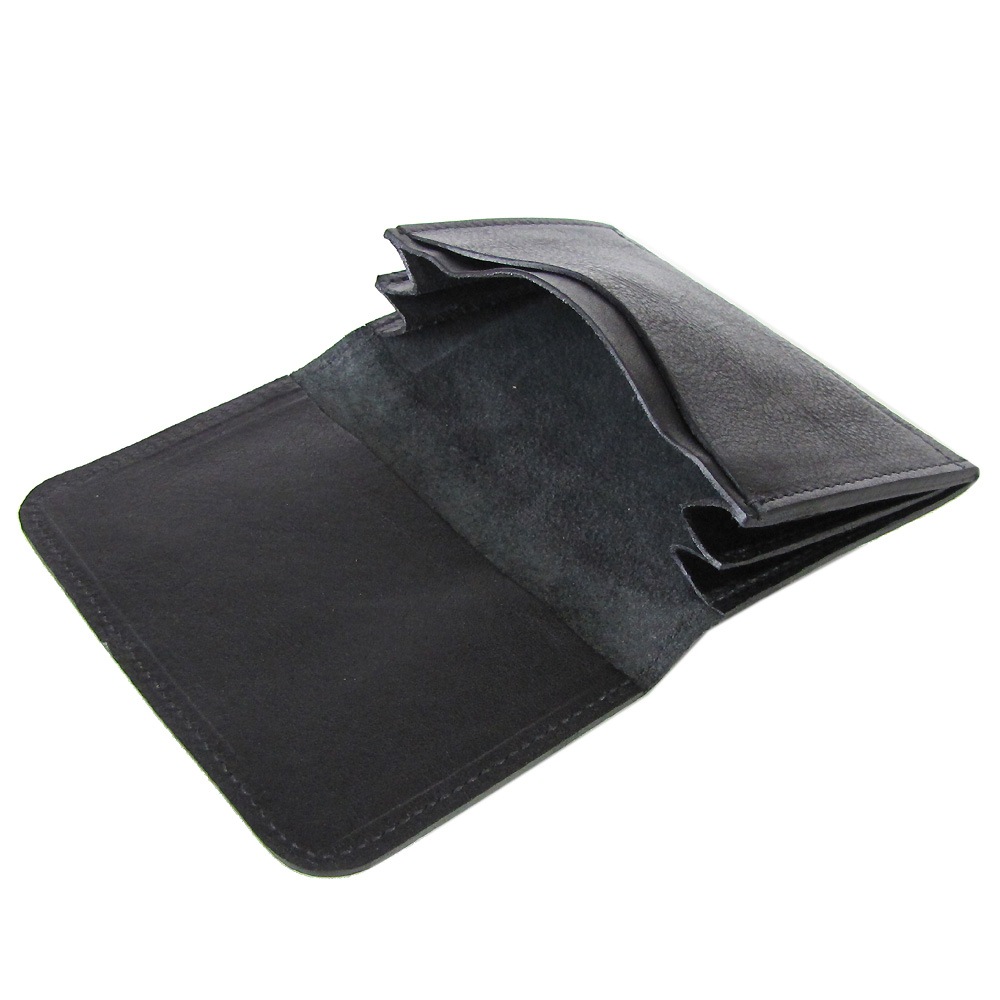 イルビゾンテ IL BISONTE カードケース バケッタオールドレザー 名刺入れ ブラック C0470 PO 798 SCC004PO0001BK116X 箔押し名入れ可有料【スペシャルラッピング660円(別売り)】