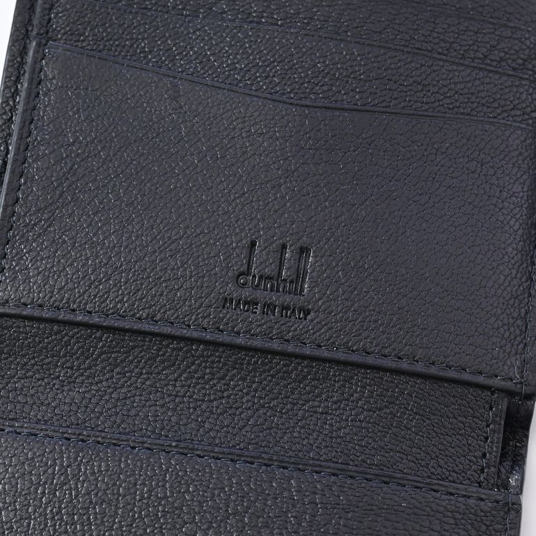 ダンヒル dunhill 二つ折り財布 メンズ デューク ファインレザー ブラック 23R2489GS001 名入れ可有料 箔押し【スペシャルラッピングB対応(別売り)】