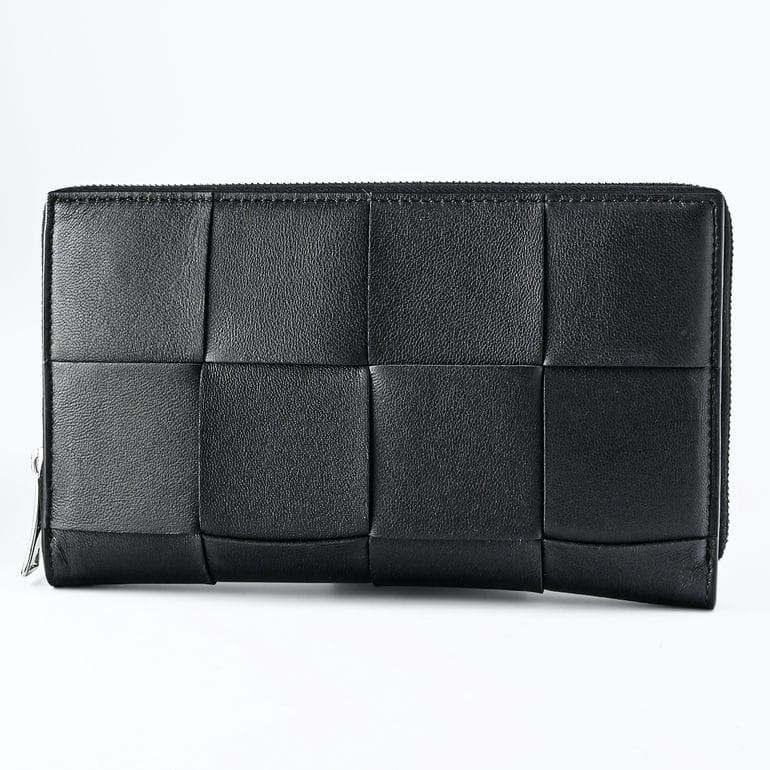 ボッテガヴェネタ BOTTEGA VENETA 長財布 マキシイントレ メンズ レディース ブラック 651368 V3UO1 8803 Made in ITALY レザー【スペシャルラッピング660円(別売り)】