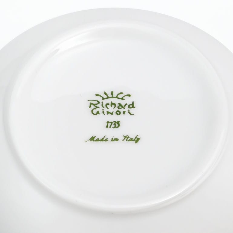 リチャードジノリ  ハンドペイント　ドッチア釜　印字入り リチャードジノリ ハンドペイント ドッチア釜 印字入り 希少！古九谷