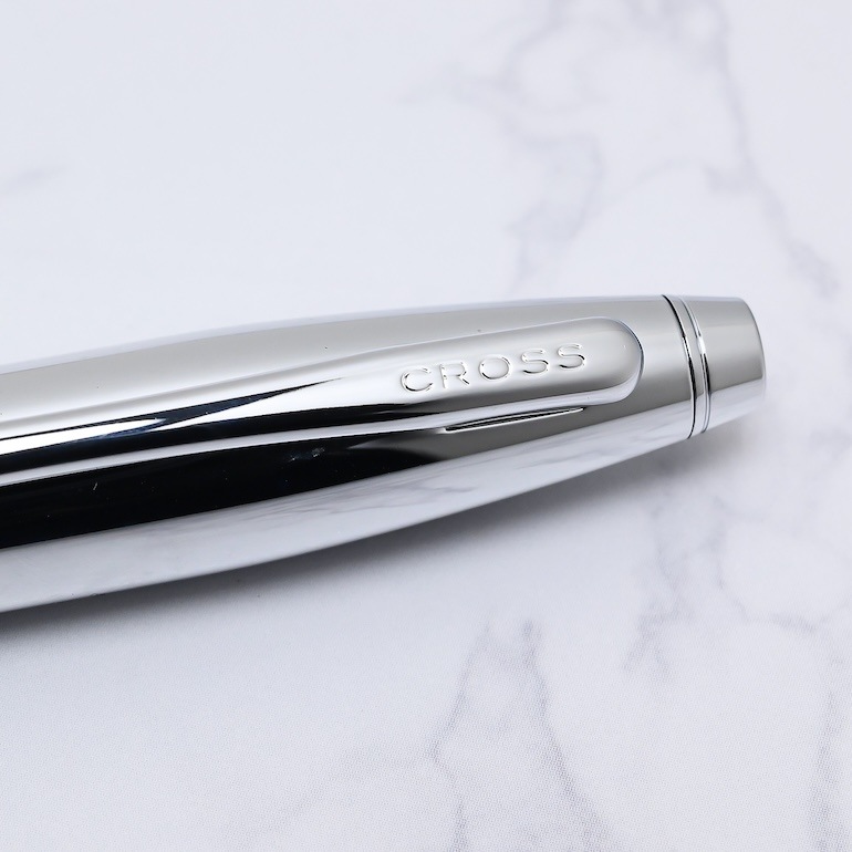 クロス ボールペン メンズ レディース CALAIS カレイ シルバー ブルー AT0112JP-3 ギフト プレゼント 純正包装可能 名入れ無料 ネーム入れ 名入れギフト ボールペン 文房具【スペシャルラッピング660円(別売り)】