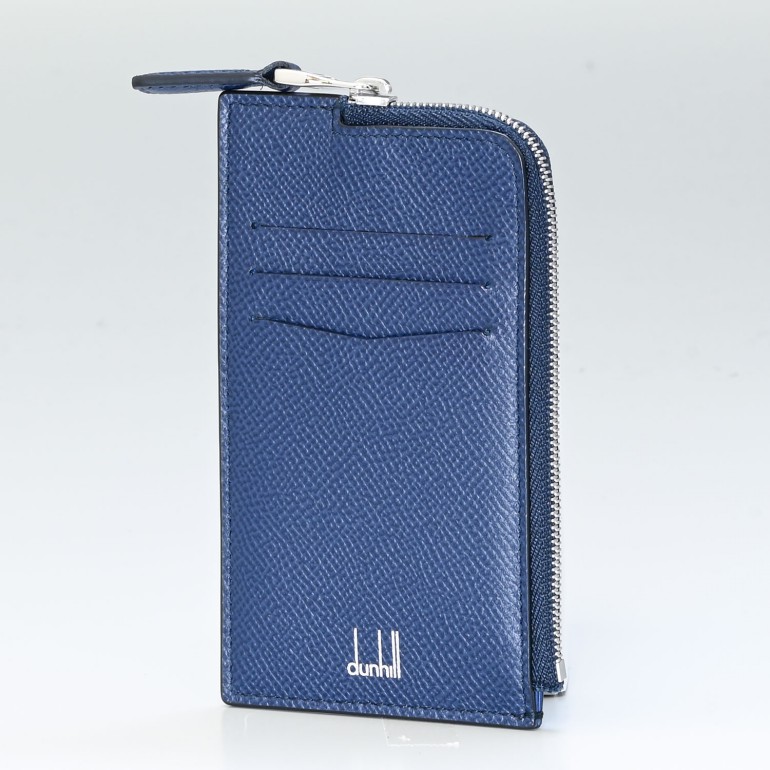 ダンヒル dunhill スマートウォレット カードケース メンズ コインケース フラグメントケース カドガン ネイビー DU18F210ZCA410<br>【スペシャルラッピング660円(別売り)】