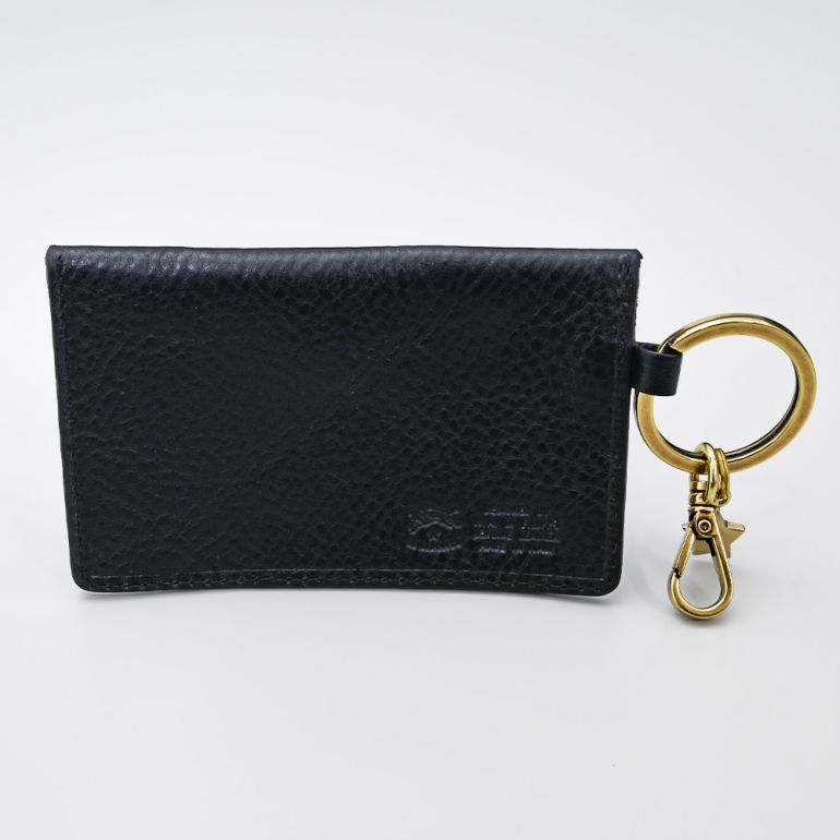 イルビゾンテ IL BISONTE カードケース メンズ レディース 名刺入れ バケッタレザー ネイビー SKH042PV0005BL101B【スペシャルラッピング660円(別売り)】