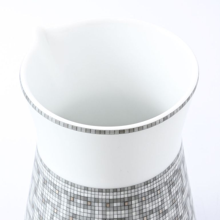エルメス HERMES モザイク ヴァンキャトル プラチナ クリーマー ミルクポット 300ml 035021P 洋食器  【スペシャルラッピング660円(別売り)】