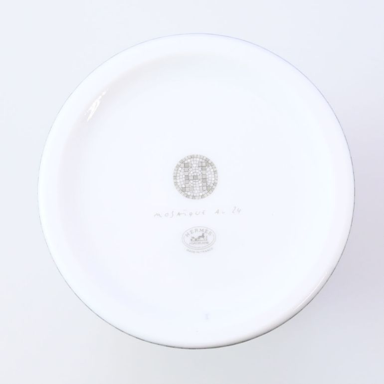 エルメス HERMES モザイク ヴァンキャトル プラチナ クリーマー ミルクポット 300ml 035021P 洋食器  【スペシャルラッピング660円(別売り)】