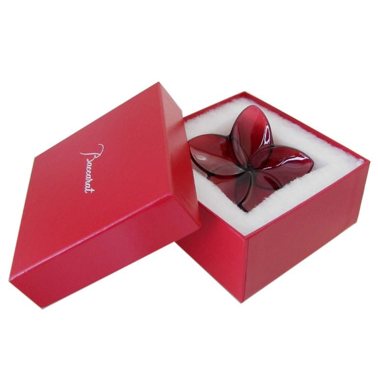 Baccarat バカラ ブルーム レッド クリスタル オブジェ フィギュア バカラ クリスタルフィギュア ブルーム レッド 9cm 2813016 【熨斗対応