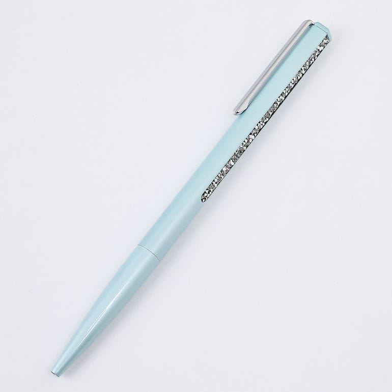 【名入れ可有料】 スワロフスキー SWAROVSKI ボールペン Crystal Shimmer クリスタル シマー ブルーラッカー 5678190 筆記具 高級 名入れギフト ボールペン 文房具【スペシャルラッピング660円(別売り)】