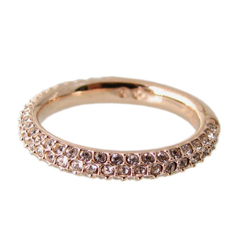 スワロフスキー リング レディース 指輪 9号 ストーンミニリング STONE MINI ローズゴールド 5412022【スペシャルラッピング660円(別売り)】