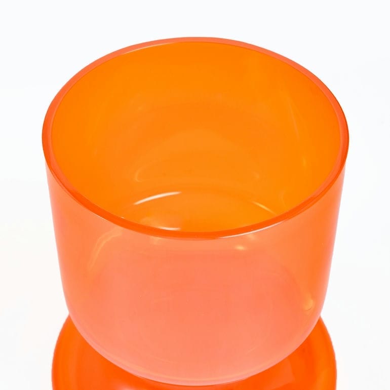 マリメッコ　新品　フラワーベース　花瓶　レア　オレンジ　marimekko マリメッコ 新品 フラワーベース 花瓶 レア オレンジ marimekko