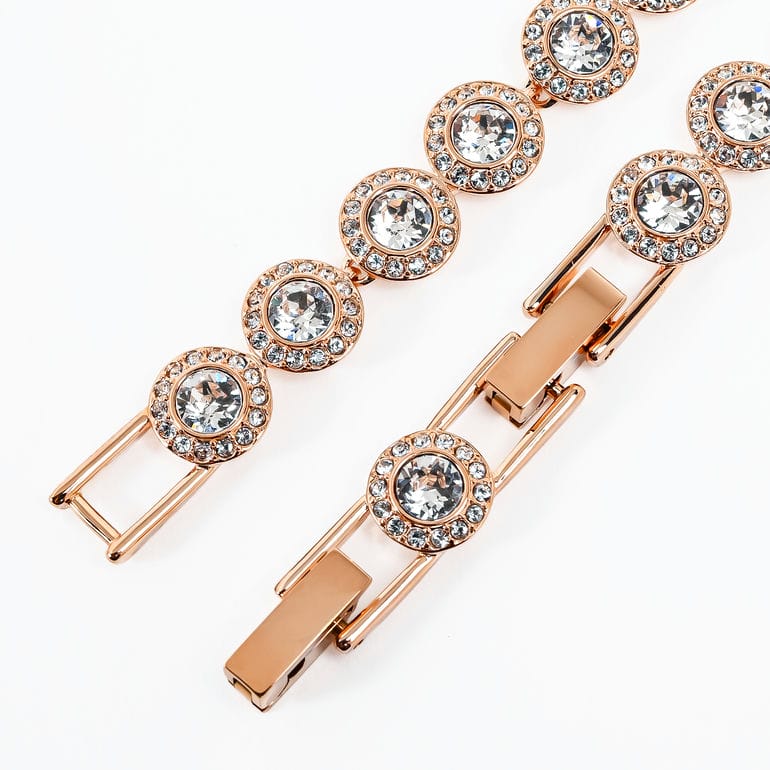 スワロフスキー SWAROVSKI ブレスレット Una Angelic クリア ローズゴールド 5240513 ジュエリー アクセサリー【スペシャルラッピング660円(別売り)】