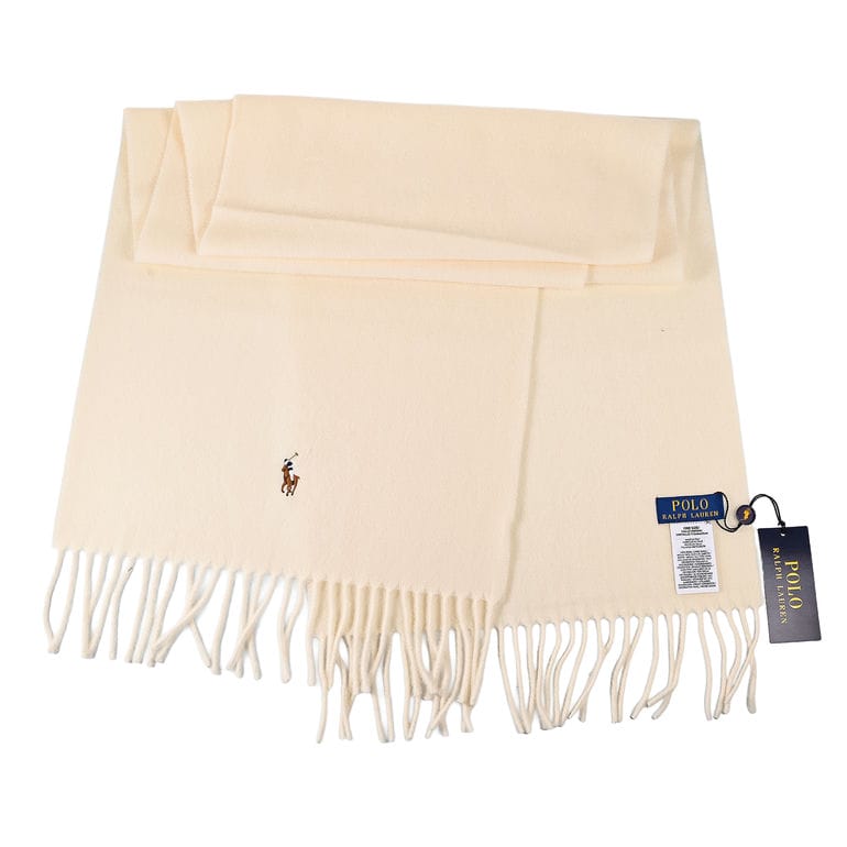 ポロ ラルフローレン POLO RALPH LAUREN マフラー メンズ レディース 男女兼用 シッククリーム PC1047 106