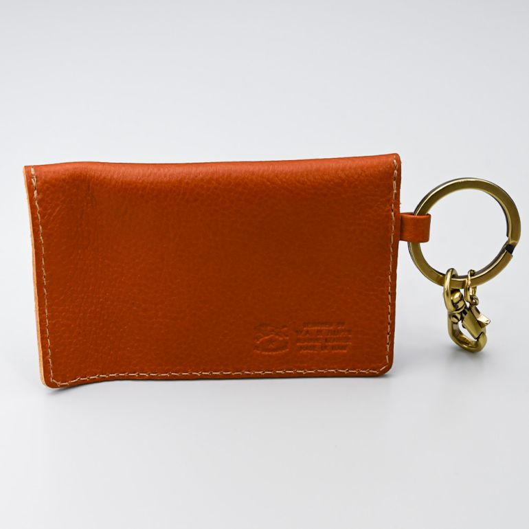 イルビゾンテ IL BISONTE カードケース メンズ レディース 名刺入れ バケッタレザー ブラウン ヤキヌメ SKH042PV0005CA101B【スペシャルラッピング660円(別売り)】