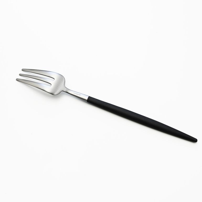 クチポール Cutipol GOA ゴア ブラック ケーキフォーク ペストリーフォーク 17cm GO.24 名入れ可有料 洋食器
