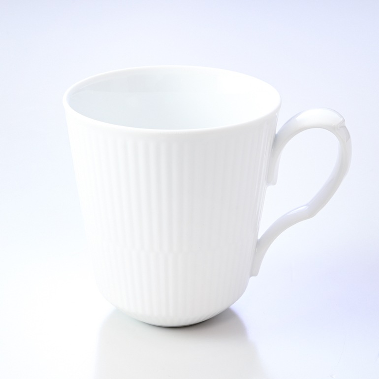 ロイヤルコペンハーゲン ホワイトフルーテッド マグカップ L ペア 370ml 2408043 1016918 北欧食器 洋食器 名入れ可有料 【スペシャルラッピング660円(別売り)】