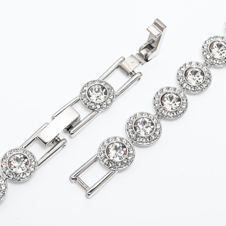 スワロフスキー SWAROVSKI ブレスレット Una Angelic クリア シルバー