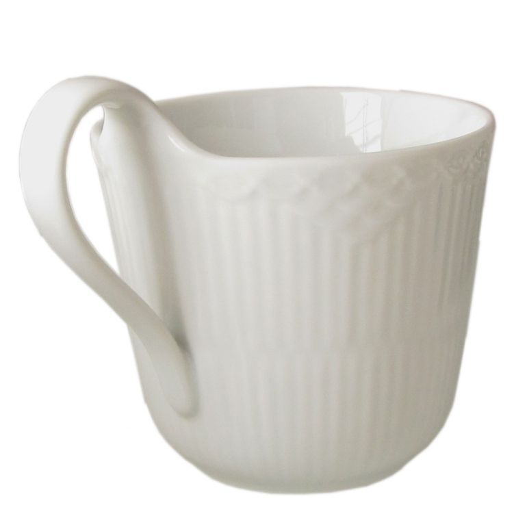 ロイヤルコペンハーゲン ハイハンドル マグカップ ホワイトフルーテッド ハーフレース 330ml 1128090 1026446 北欧食器 洋食器 【スペシャルラッピング660円(別売り)】