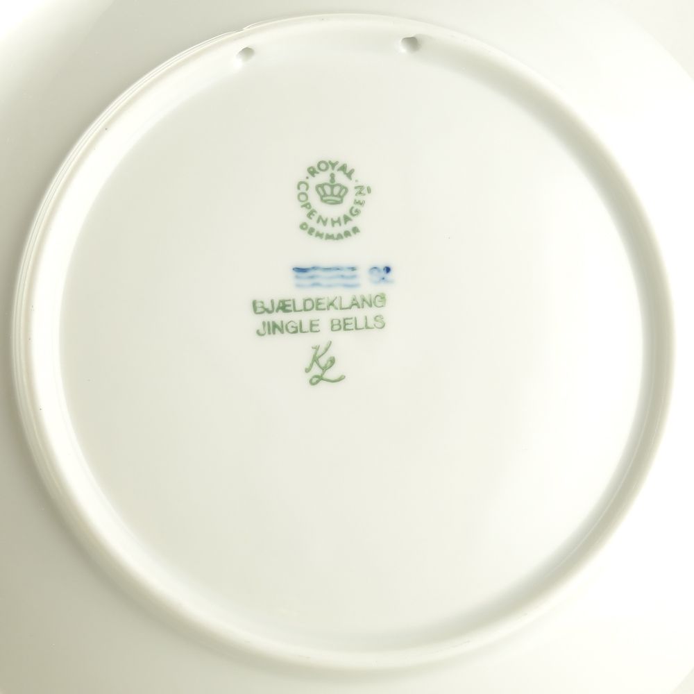 ロイヤルコペンハーゲン イヤープレート 1984年 昭和59年 皿立て付き