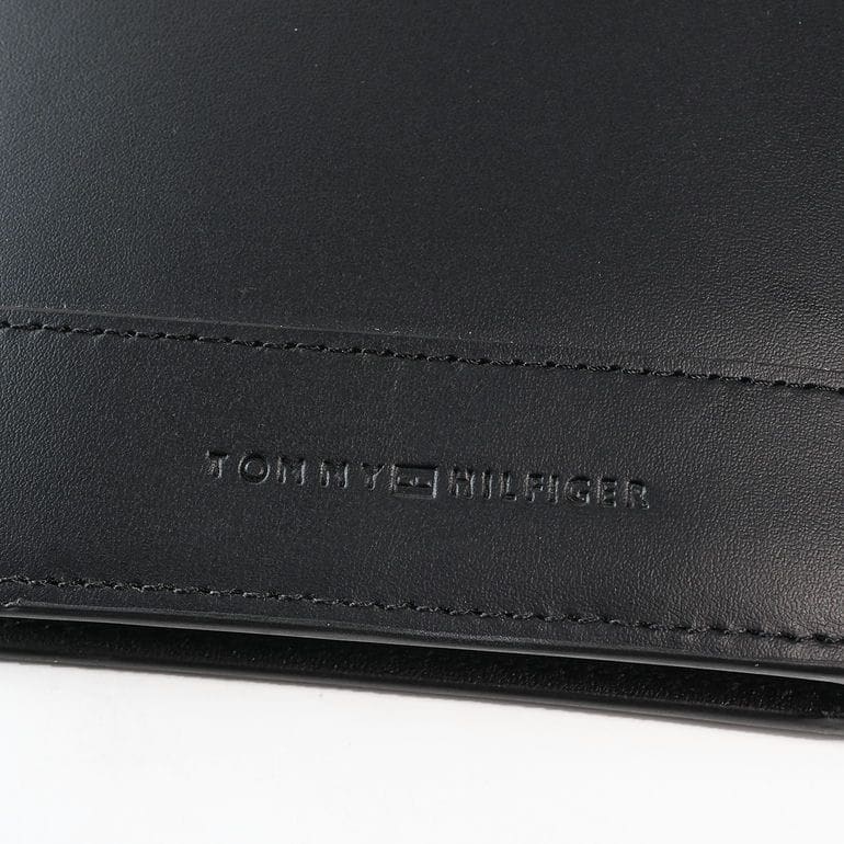 【名入れ可有料】高品質ヨーロッパ輸入モデル トミーヒルフィガー TOMMY HILFIGER 二つ折り財布 小銭入れ付 CORP CC AND COIN ブラック AM0AM13245 BDS BLACK ウォレット 折財布【スペシャルラッピング660円(別売り)】
